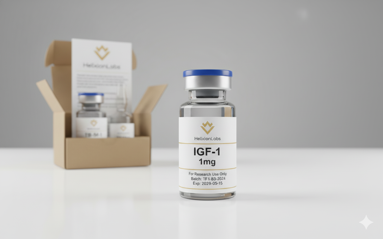 Highest purity IGF-1 research peptide. Lab tested.