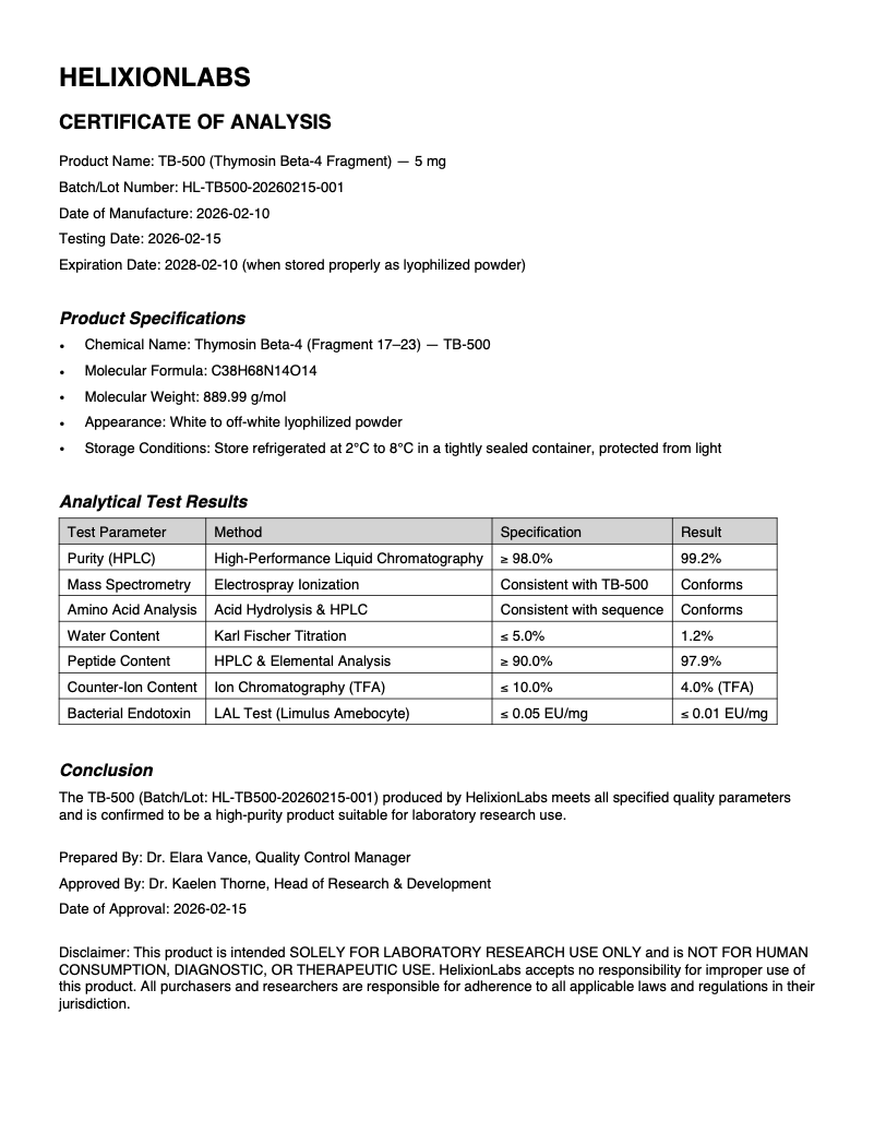 HLX-TB5: Research Compound