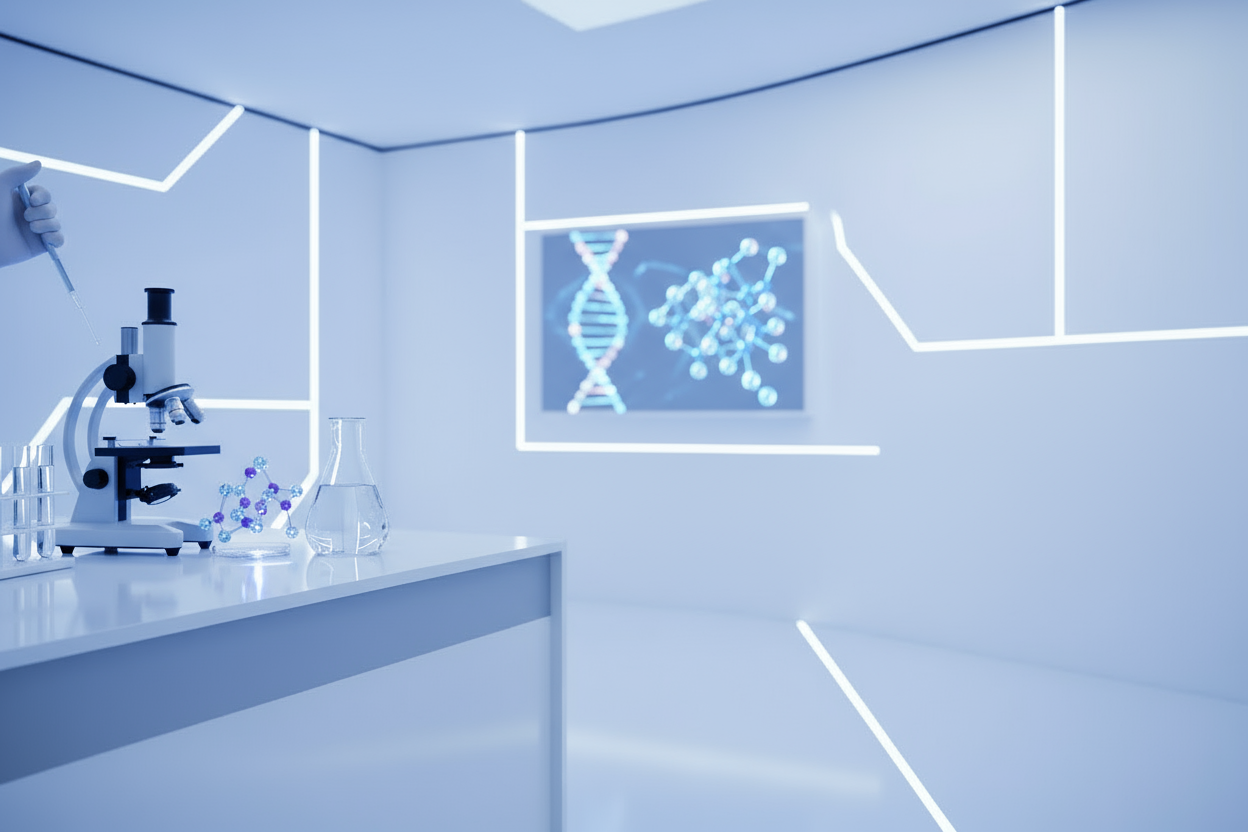 scientific, clean background